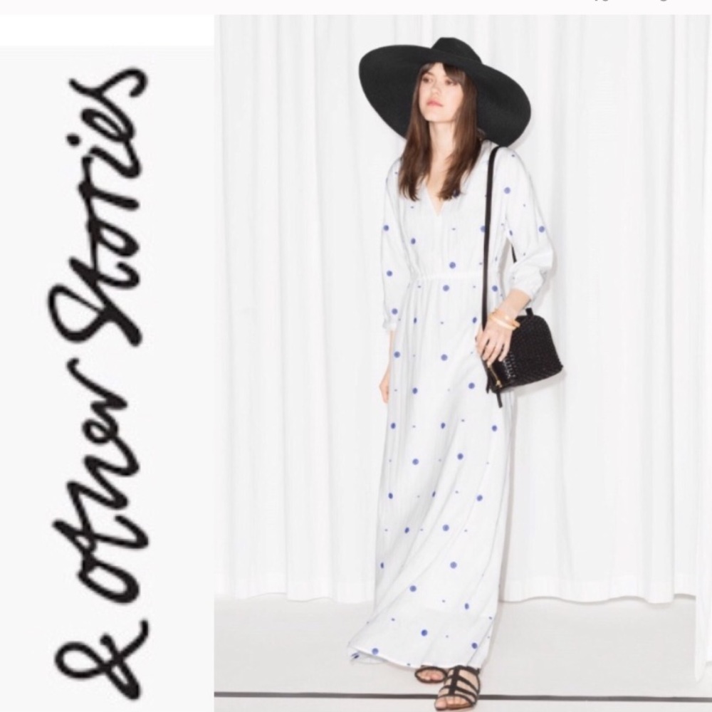 & Other Stories Printed Maxi Dress